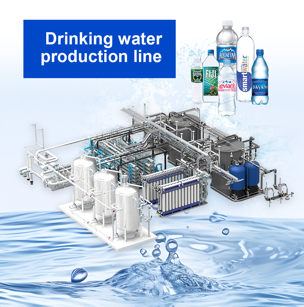 Drinking water production line - - 1